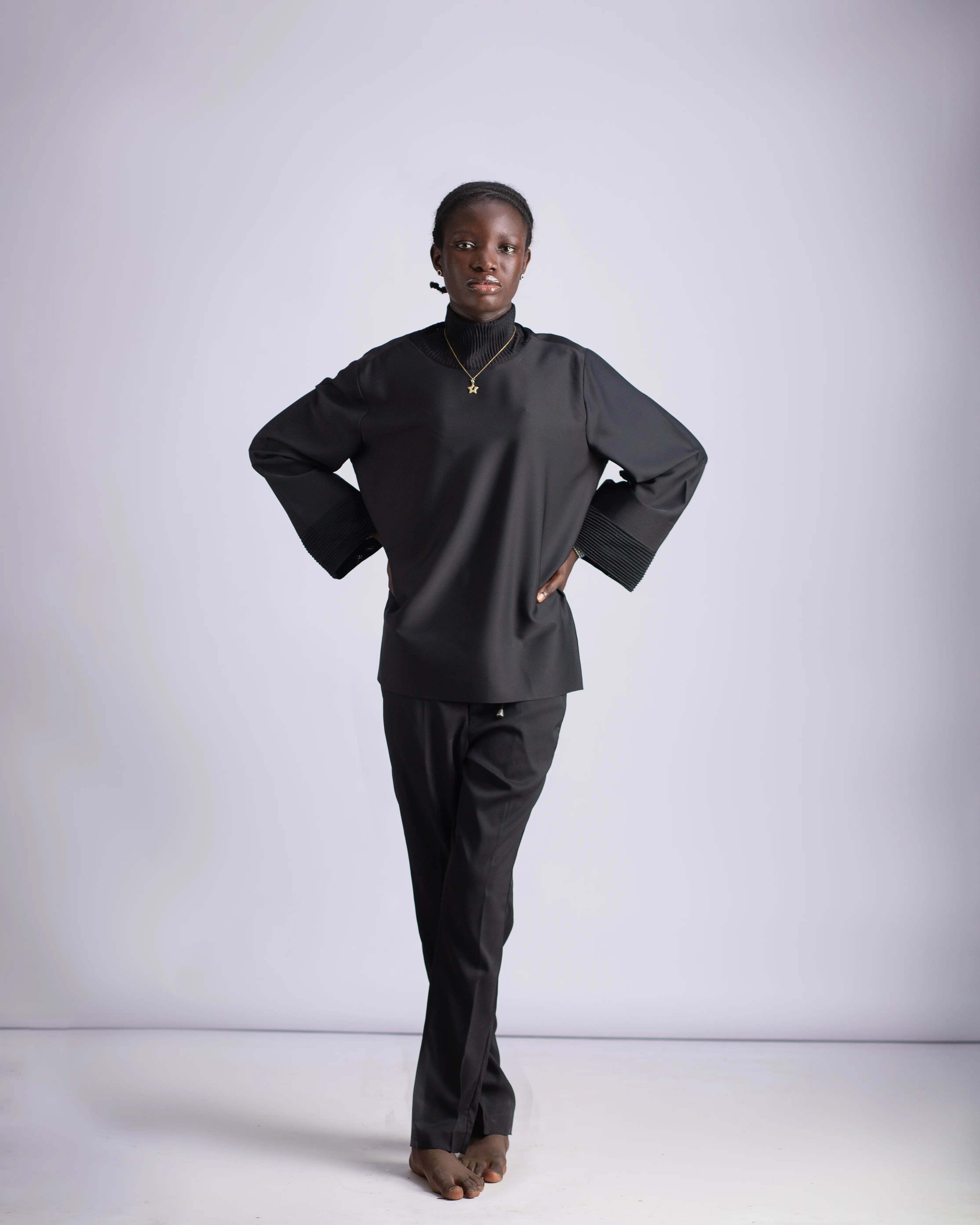Textured Africa look 1074