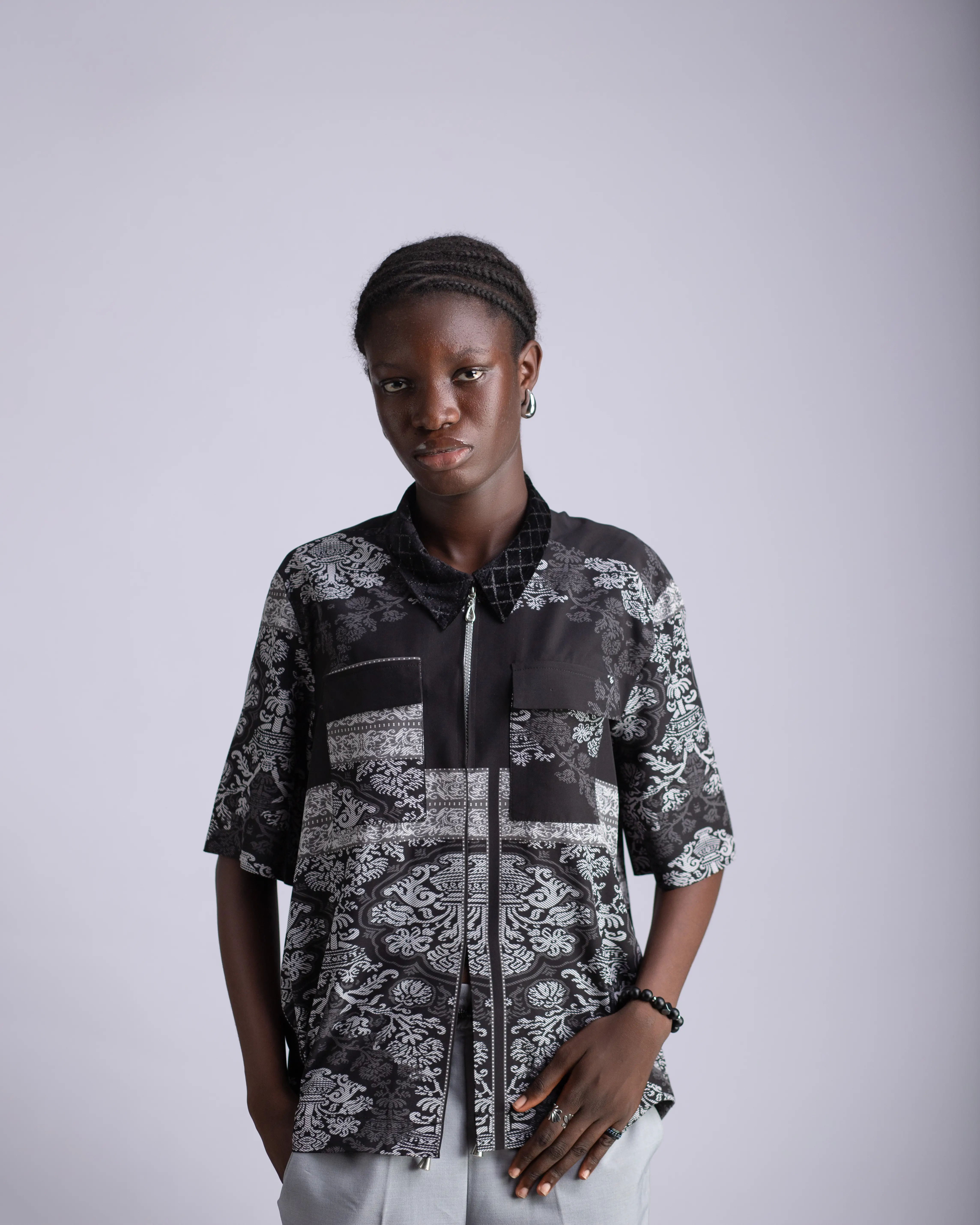 Textured Africa look 1184