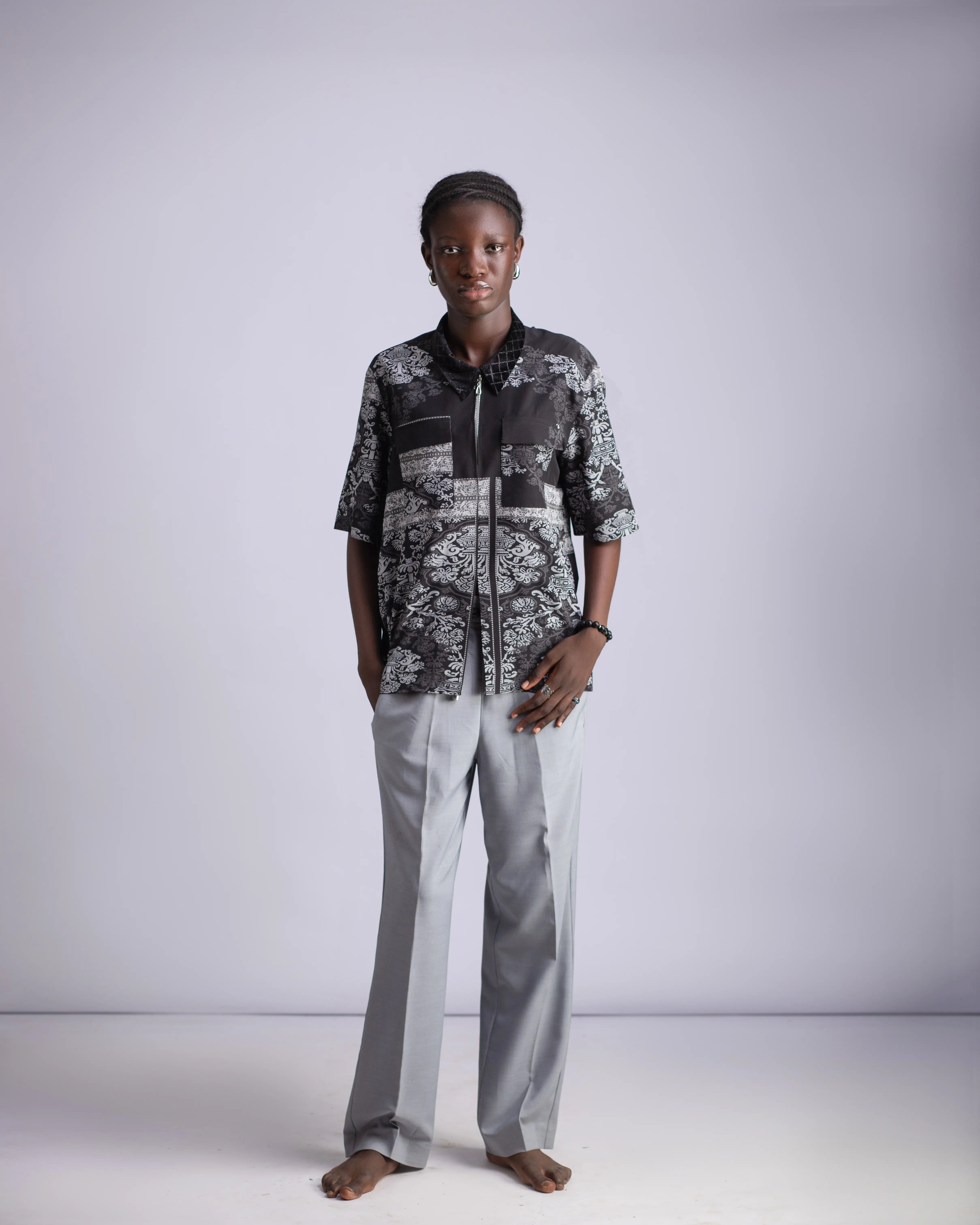 Textured Africa look 1187